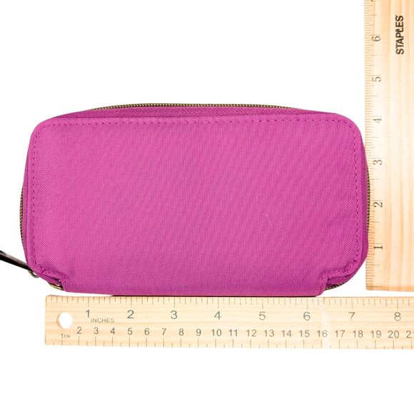 Travelon Purple Pleated Nylon Zippy RFID Travel Wallet Wristlet - Picture 2 of 8